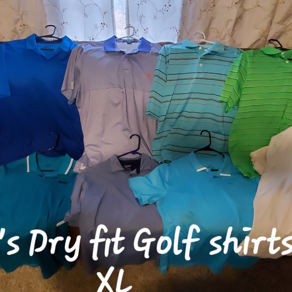 Men's Golf Shirts all XL